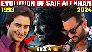 Evolution of Saif Ali Khan 19932024 • From quotParamparaquot to quotRace 4quot  Nawab of Bollywood ♣️ [upl. by Inalaehak]