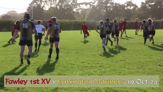 Fawley 1st XV v Lymington Mariners 191024 Clip 11 [upl. by Euf115]