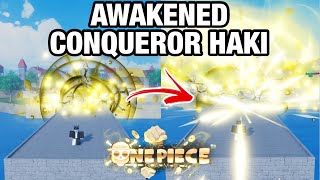 AOPG Awakened Conquerors Haki Full Showcase and How To Get A One Piece Game  Roblox [upl. by Aitrop595]