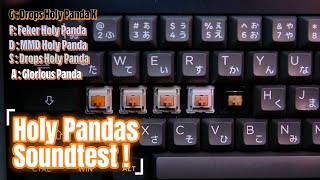 Which is the best Holy Panda switch out there Testing all Holy Panda switches [upl. by Ellened567]