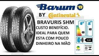 Resenha Pneu Barum Bravuris 5HM Bom de preço e ideal para Uber e motoristas de aplicativo [upl. by Garner983]