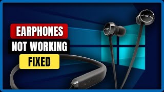 Earphones not Working on PC Windows 11 Fixed [upl. by Aikemot]