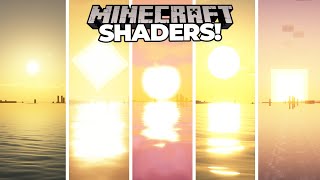 Top 5 Best Shaders For Minecraft JavaBedrock  120 [upl. by Haddad8]