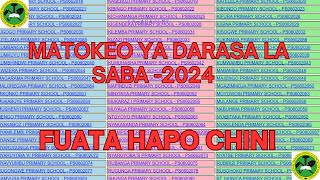 JINSI YA KUANGALIA MATOKEO YA DARASA LA SABA 2024  PSLE BOFYA HAPA LINK YA KUTAZAMA MATOKEO [upl. by Adalard]