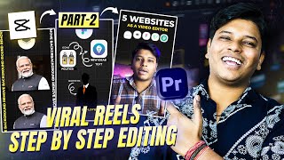 Viral Reels Editing Part 2 Step by Step Editing Tutorial  Premiere Pro Editing tutorial [upl. by Ragnar]