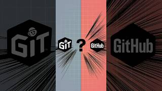 Git vs GitHub  What’s the Difference shorts github [upl. by Llenod]