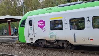 Gevelsberg Hbf SBahn aus Hagen fährt ein in Richtung Wuppertal [upl. by Aihcrop171]