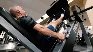 PRECOR angled leg press 601 w180 lbs [upl. by Anirahtak]