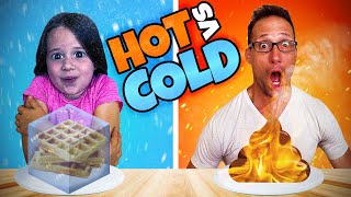 YOU won’t BELIEVE what I ATE Hot vs Cold Challenge  The McCartys [upl. by Nylirem]