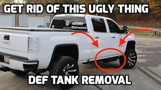 How To Remove DEF Tank From LML Duramax [upl. by Casilde]