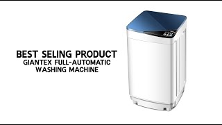 Giantex Portable Compact FullAutomatic Washing Machine  Review 2021 [upl. by Shafer]