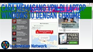 Video Tutorial Cara Memasang VPN di PC ataupun Laptop Windows 10 Dengan Google Chrome [upl. by Graniela]