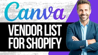 How To Create a Vendors List On Shopify Using Canva  Full Tutorial 2024 [upl. by Cath285]