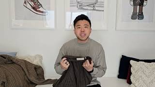 Fear of God Essentials Cable Knit Review [upl. by Anuaek]