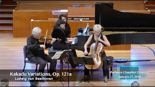 Zukerman Trio Beethoven’s “Kakadu Variations” Op 121A [upl. by Nuavahs]