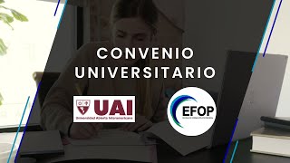 CONVENIO UNIVERSITARIO EFOP UAI [upl. by Mobley]