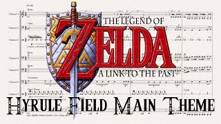 Hyrule Field Main Theme  The Legend of Zelda A Link to the Past SNES 1991  OST Transcription [upl. by Aiset]