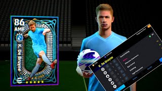 How To Upgrade K De Bruyne In Pes 2024  K De Bruyne Max Training Tutorial In Efootball 2024 [upl. by Ahgiel]