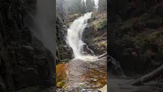 WODOSPAD KAMIEŃCZYKA🌊waterfall polandisbeautiful szklarskaporęba february2024 [upl. by Kind]