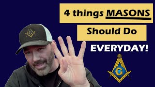 FOUR things FREEMASONS should do EVERY DAY the last one will change your LIFE [upl. by Cordelie988]