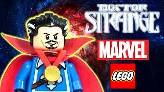 Custom LEGO Doctor Strange Marvel Minifigure Review  BrickQueen [upl. by Araccot987]