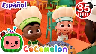 Los niños pasteleros  CoComelon en Español  Canciones Infantiles y de Cuna [upl. by Scales]