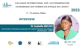 Interview  Dr Isabelle BECHO  CAPEC [upl. by Narhet581]