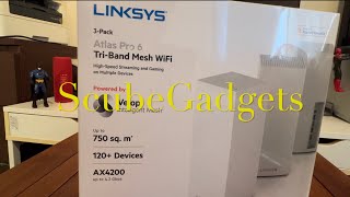 Linksys Atlas Pro 6 AX4200 TriBand Mesh WiFi 6 Unbox [upl. by Mellman]