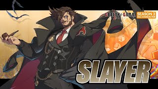 GUILTY GEAR STRIVE Season Pass 3 Playable Character 4 Slayer Trailer [upl. by Mckeon]