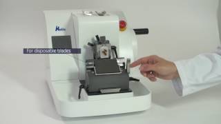 Rotary microtome semiautomatic [upl. by Marilin]