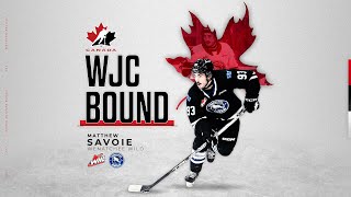 World Juniors Bound  Matthew Savoie [upl. by Anaud105]