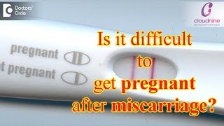 Is it difficult to get Pregnant after Miscarriage  Dr Pooja Bansal of Cloudnine Hospitals [upl. by Aneelad841]