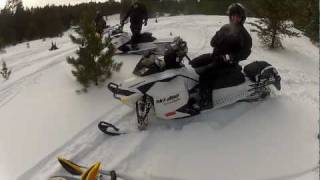 2012 SkiDoo Freeride 800 R ETEC wheelie gone wrong [upl. by Caprice742]