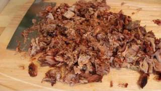 Pulled Pork Shoulder Barbecue  Oven quotSmokedquot Barbecued Pork Shoulder [upl. by Pen]