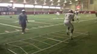 Alabama Running Back Net Drills 8714 [upl. by Yl319]