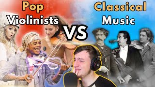 Reacting to Pop Violinists FAILING Classical Music [upl. by Elinad]