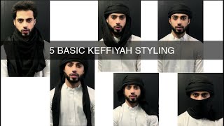 5 Basic Shemagh Style  How To Tie ShemaghHeadscarf Tutorial 5 [upl. by Martguerita]