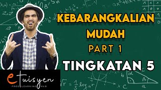 eTuisyen TINGKATAN 5 MATEMATIK TAMBAHAN Bab 7  Kebarangkalian Mudah PART 1 [upl. by Llecrad]