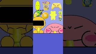 KIRBY VS GARNOLD INCREDIBOX SPRUNKI  YELLOW EMOJI FOOD MUKBANG  KIRBY ANIMATION [upl. by Greene]