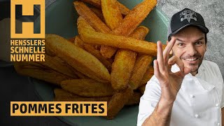 Schnelles Pommes frites Rezept von Steffen Henssler [upl. by Eedak]