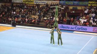 Acrobatic Gymnastics World Cup 2011 China Mens Group [upl. by Uta]