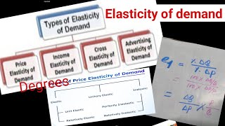 Elasticity of Demand Ed Meaning types and determinantsPrice elasticity of Demand [upl. by Dlaniger728]