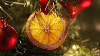 How to Make Dried Oranges for Christmas Decorations  The Sweetest Journey [upl. by Ahsym]