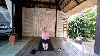 Yoga for gratitude Bali morning flow [upl. by Swigart]