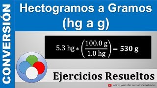 Hectogramos a Gramos hg a g [upl. by Ninnetta]