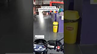 JE RENTRE AU LASERGAME AVEC MA MOTO 👀 [upl. by Letti]