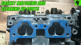 SOHC EJ257 Hybrid Build Part 6  Head Porting  Reconditioning  How To [upl. by Thanasi]