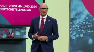 Hauptversammlung Deutsche Telekom 2024  Rede CEO Tim Höttges [upl. by Nawram]