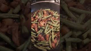 Adobong Sitaw Long bean adobo with pork food shortsvideo youtubeshorts [upl. by Timofei27]