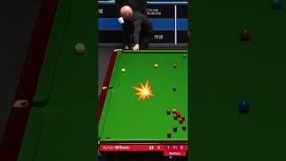 Insane cue power 🥶snooker shorts [upl. by Anaujahs]